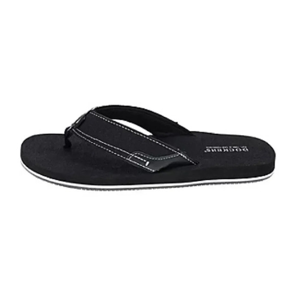 Dockers Mens Flip-Flops Black and White Small Size 7/8 New - Picture 5 of 14